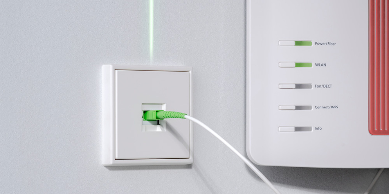 Die neuen Glasfaser-Anschlussdosen bei Elektro-Technik Herold in Weismain